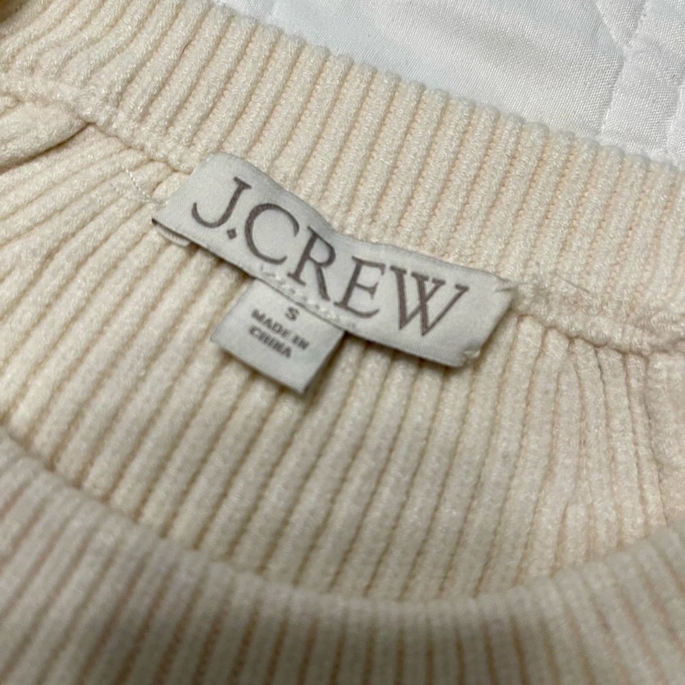 J. Crew Cream Sweater - Picture 5 of 7